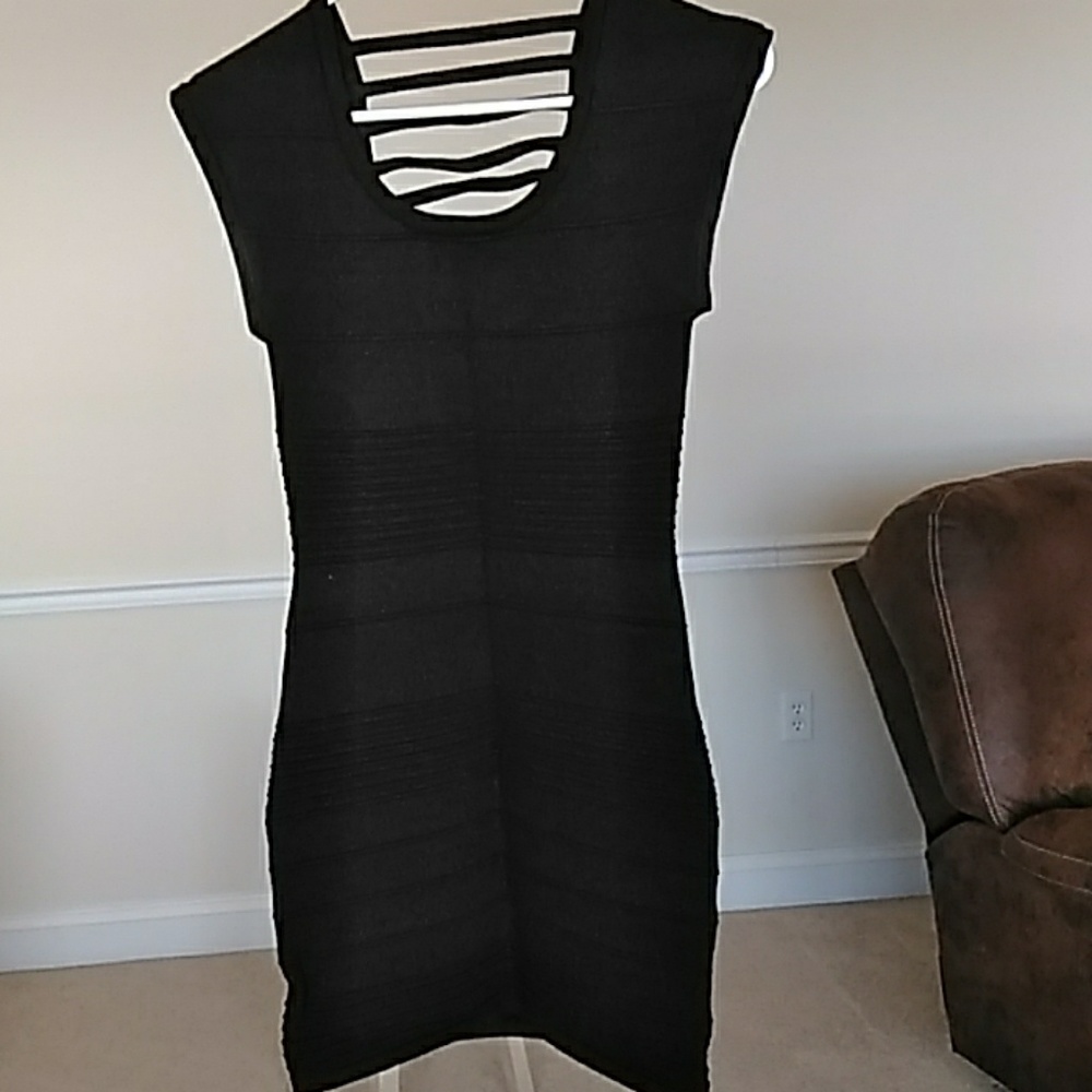 Black and silver party dress great condition